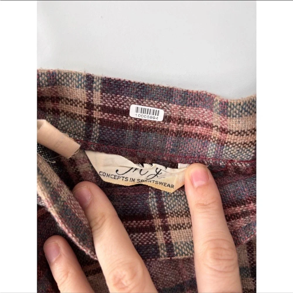 Vintage Plaid Blazer and Skirt Set - Picture 5 of 5
